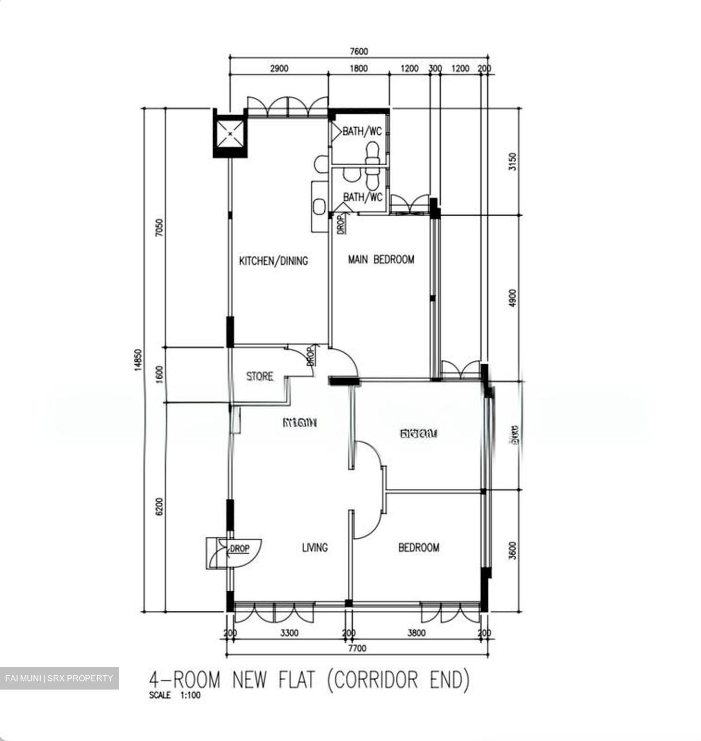 Blk 306 Clementi Meadows (Clementi), HDB 4 Rooms #557803741